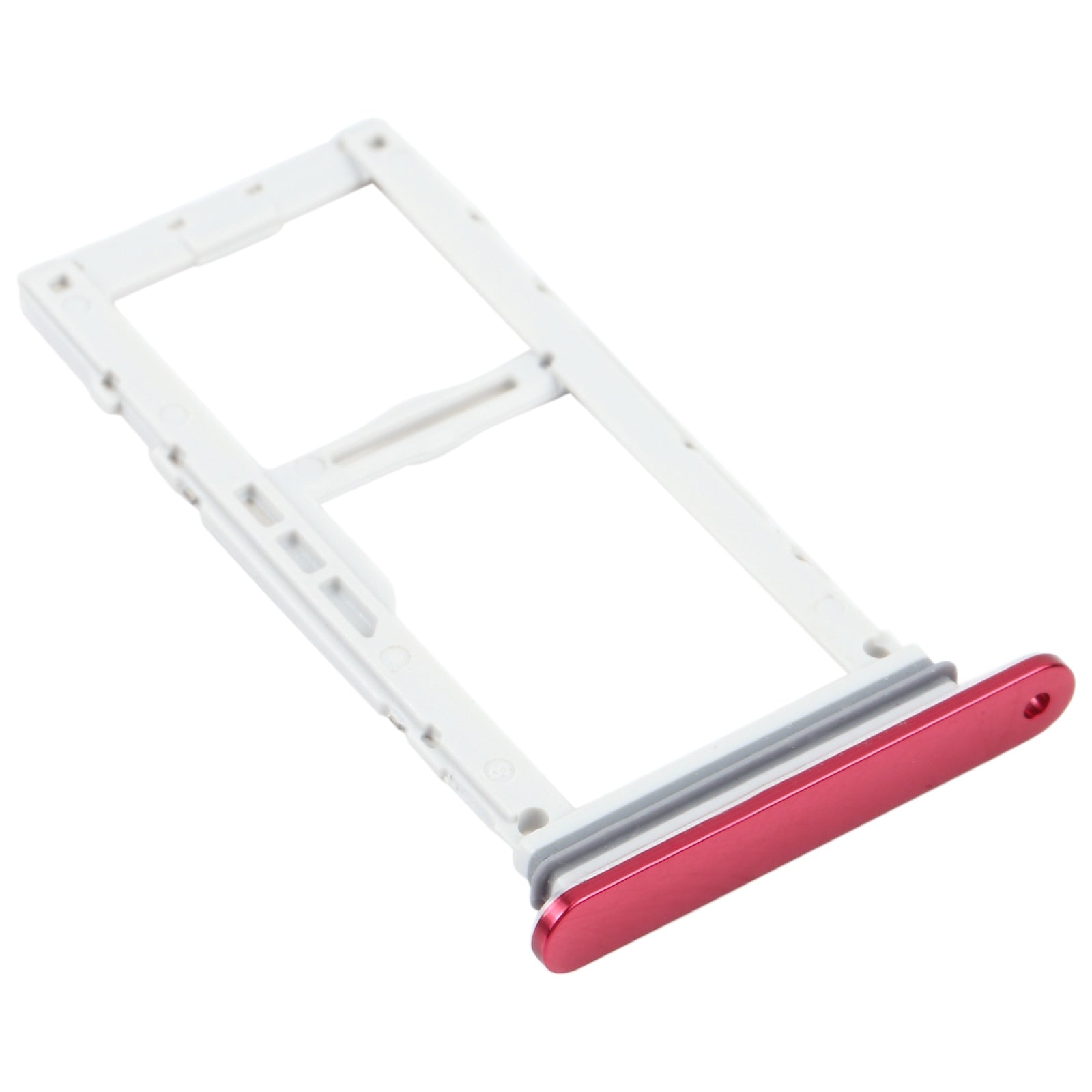 SIM Card Tray + SIM Card Tray / Micro SD Card Tray for LG Velvet 5G LM-G900N LM-G900EM LM-G900 LM-G900TM (Red)