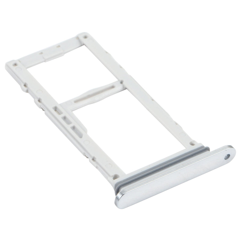 SIM Card Tray + SIM Card Tray / Micro SD Card Tray for LG Velvet 5G LM-G900N LM-G900EM LM-G900 LM-G900TM (Silver)