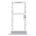 SIM Card Tray + SIM Card Tray / Micro SD Card Tray for LG Velvet 5G LM-G900N LM-G900EM LM-G900 LM-G900TM (Silver)
