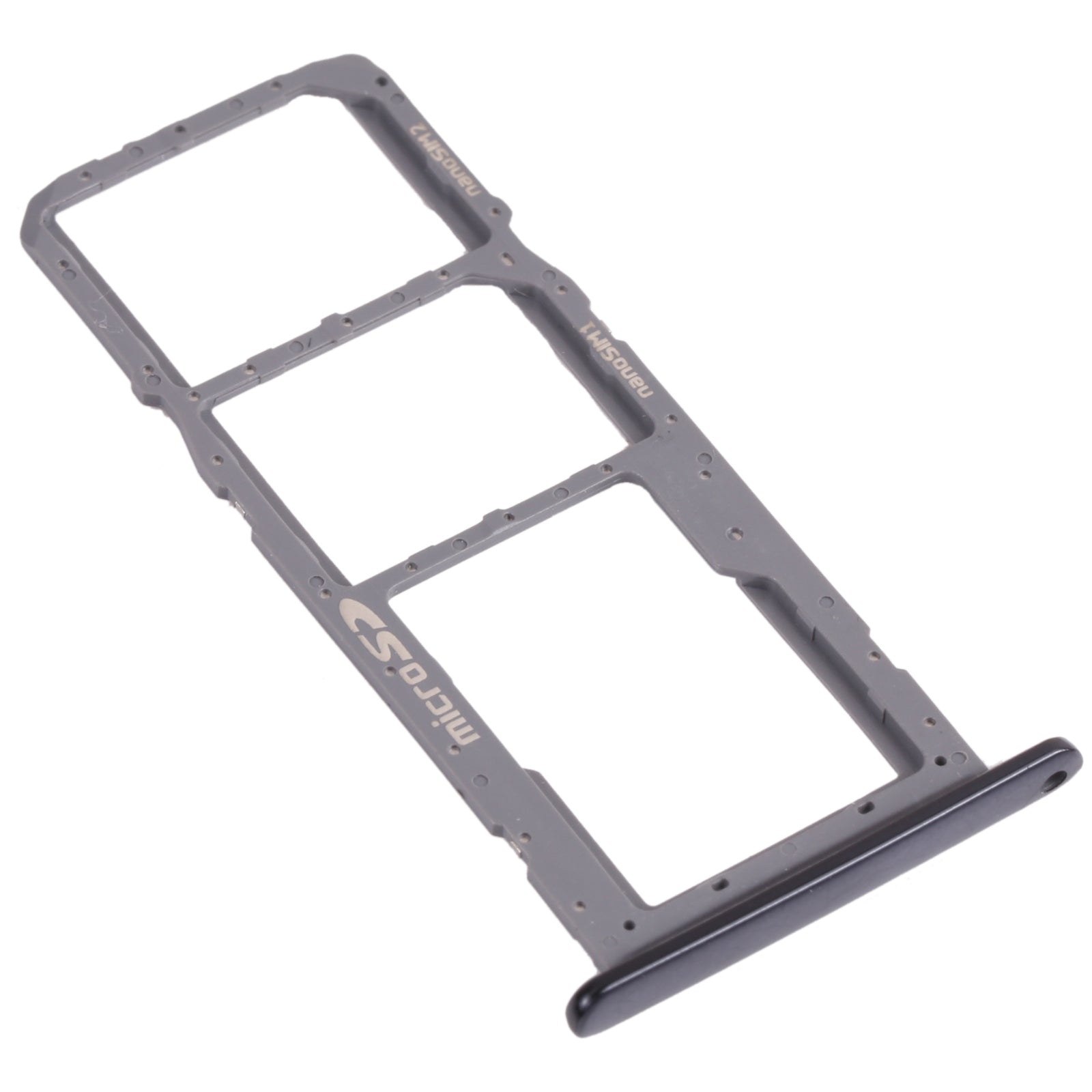 SIM Card Tray + SIM Card Tray + Micro SD Card Tray for LG K42 / K52 (Brazil) LMK420 LMK420H LMK420E LMK420Y(Black)