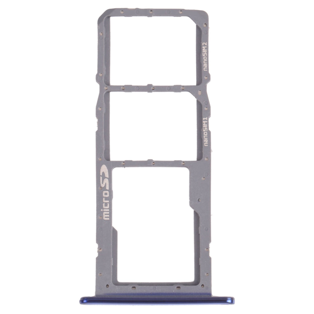 SIM Card Tray + SIM Card Tray + Micro SD Card Tray for LG K42 / K52 (Brazil) LMK420 LMK420H LMK420E LMK420Y(Blue)