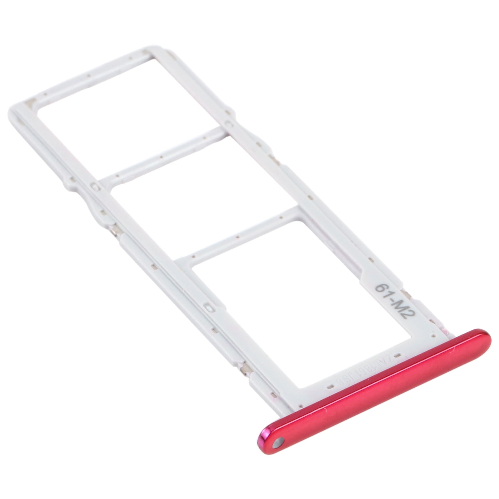 SIM Card Tray + SIM Card Tray + Micro SD Card Tray for LG K42 / K52 (Brazil) LMK420 LMK420H LMK420E LMK420Y(Red)