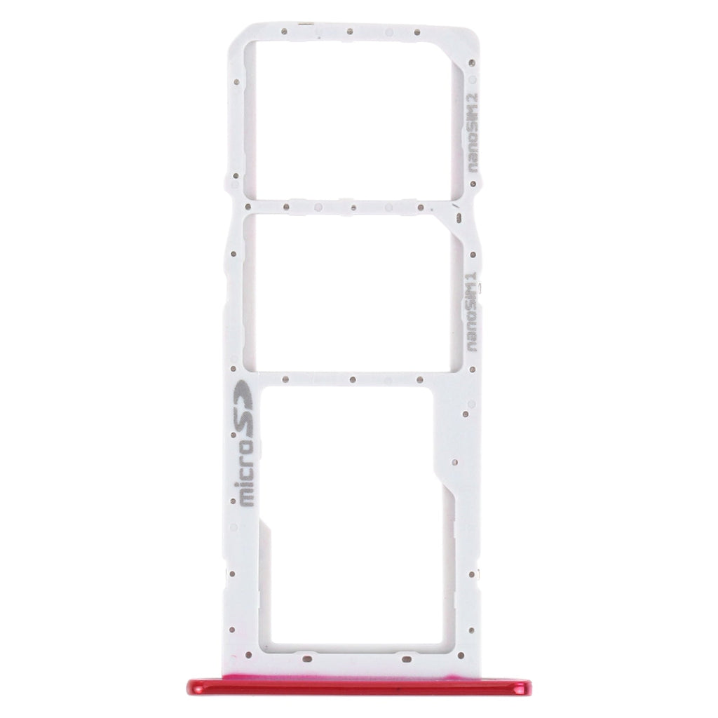 SIM Card Tray + SIM Card Tray + Micro SD Card Tray for LG K42 / K52 (Brazil) LMK420 LMK420H LMK420E LMK420Y(Red)