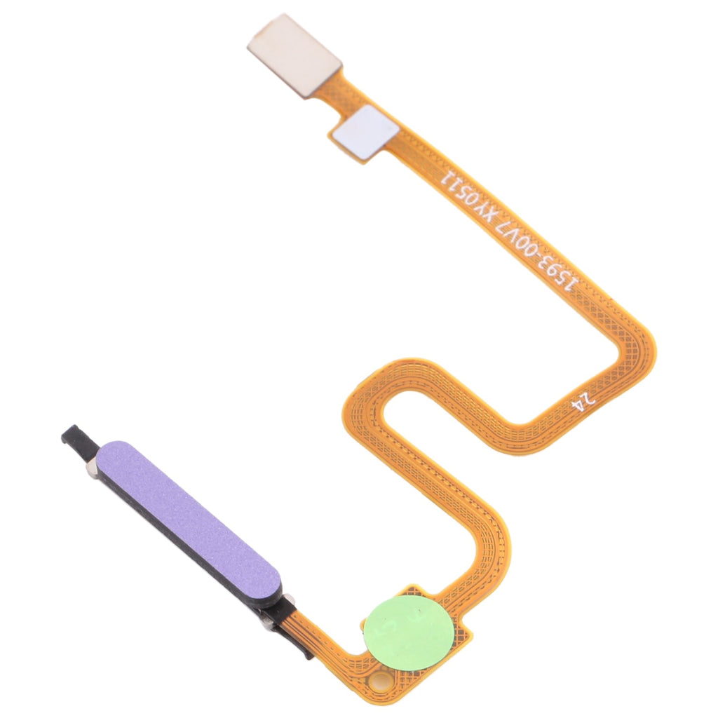 Fingerprint Sensor Flex Cable for Xiaomi Redmi Note 9 5G / Redmi Note 9T M2007J22G M2007J22C (Purple)