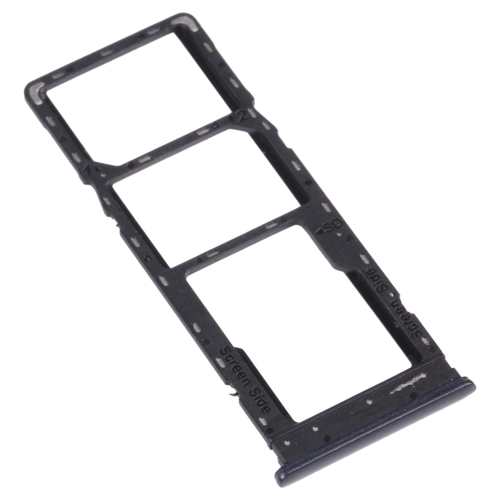 For infinix Hot 9 Play X680 C680B X680C SIM Card Tray + SIM Card Tray + Micro SD Card Tray (Black)