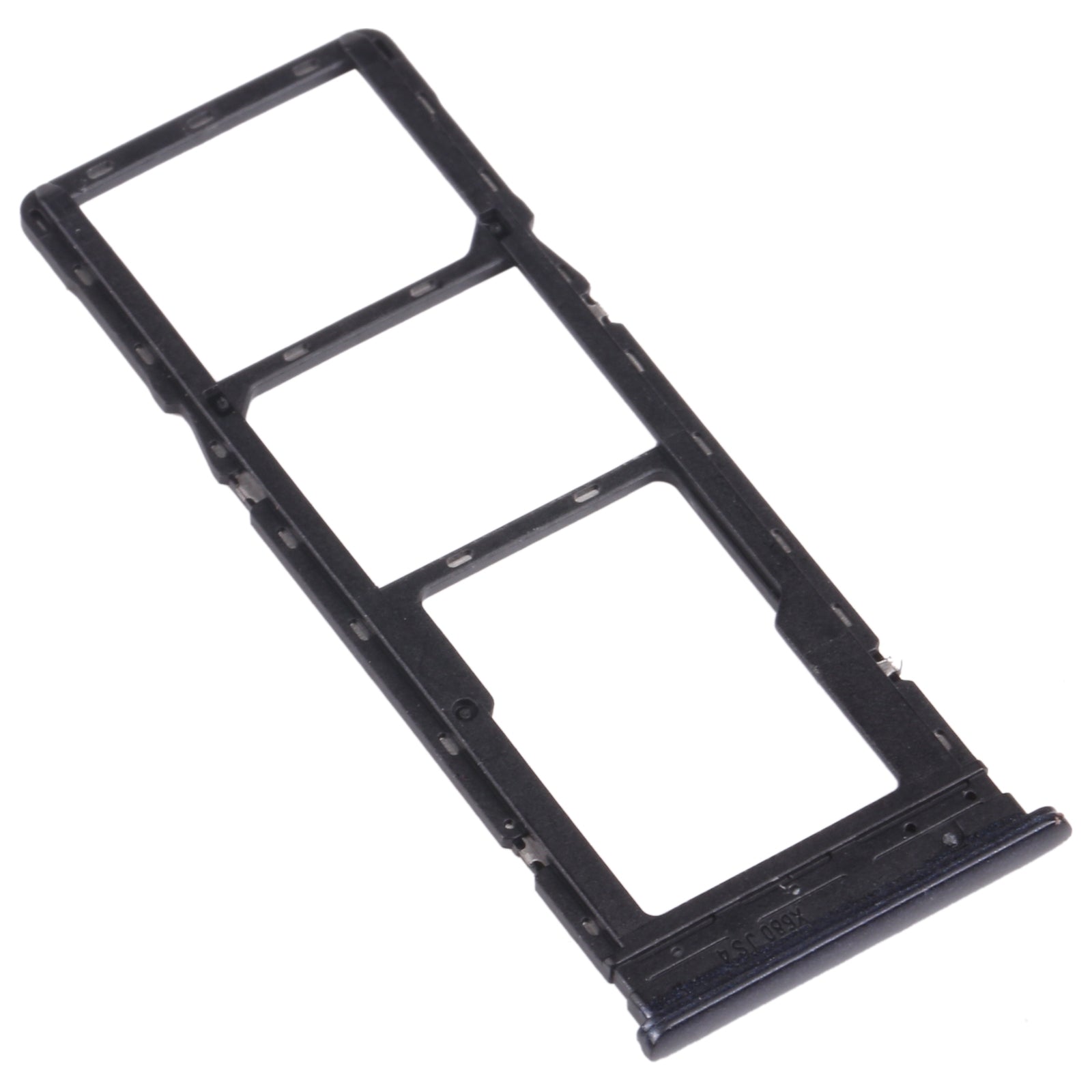 For infinix Hot 9 Play X680 C680B X680C SIM Card Tray + SIM Card Tray + Micro SD Card Tray (Black)