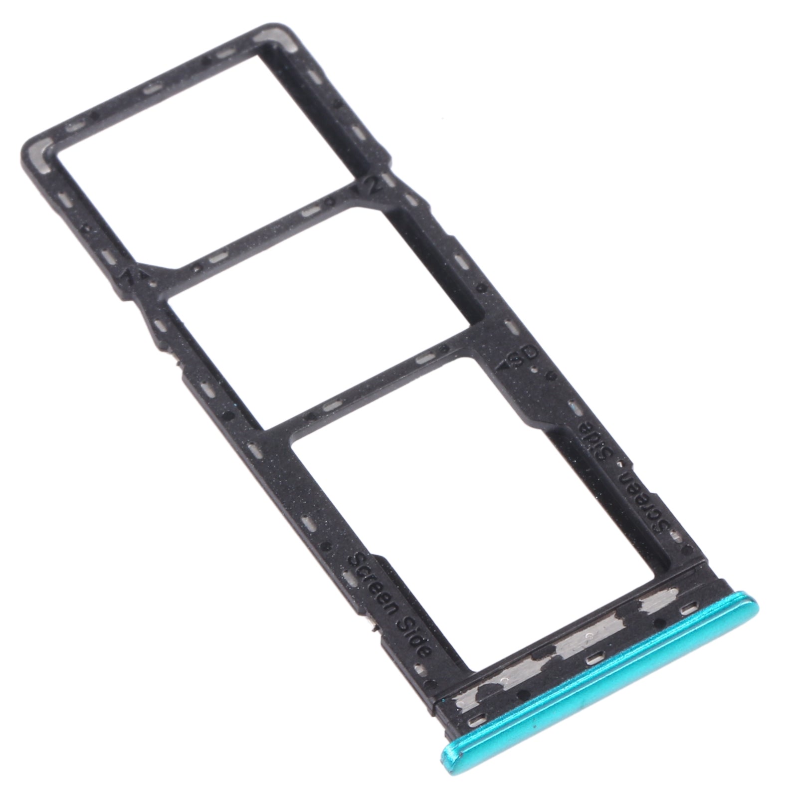 For infinix Hot 9 Play X680 C680B X680C SIM Card Tray + SIM Card Tray + Micro SD Card Tray (Green)