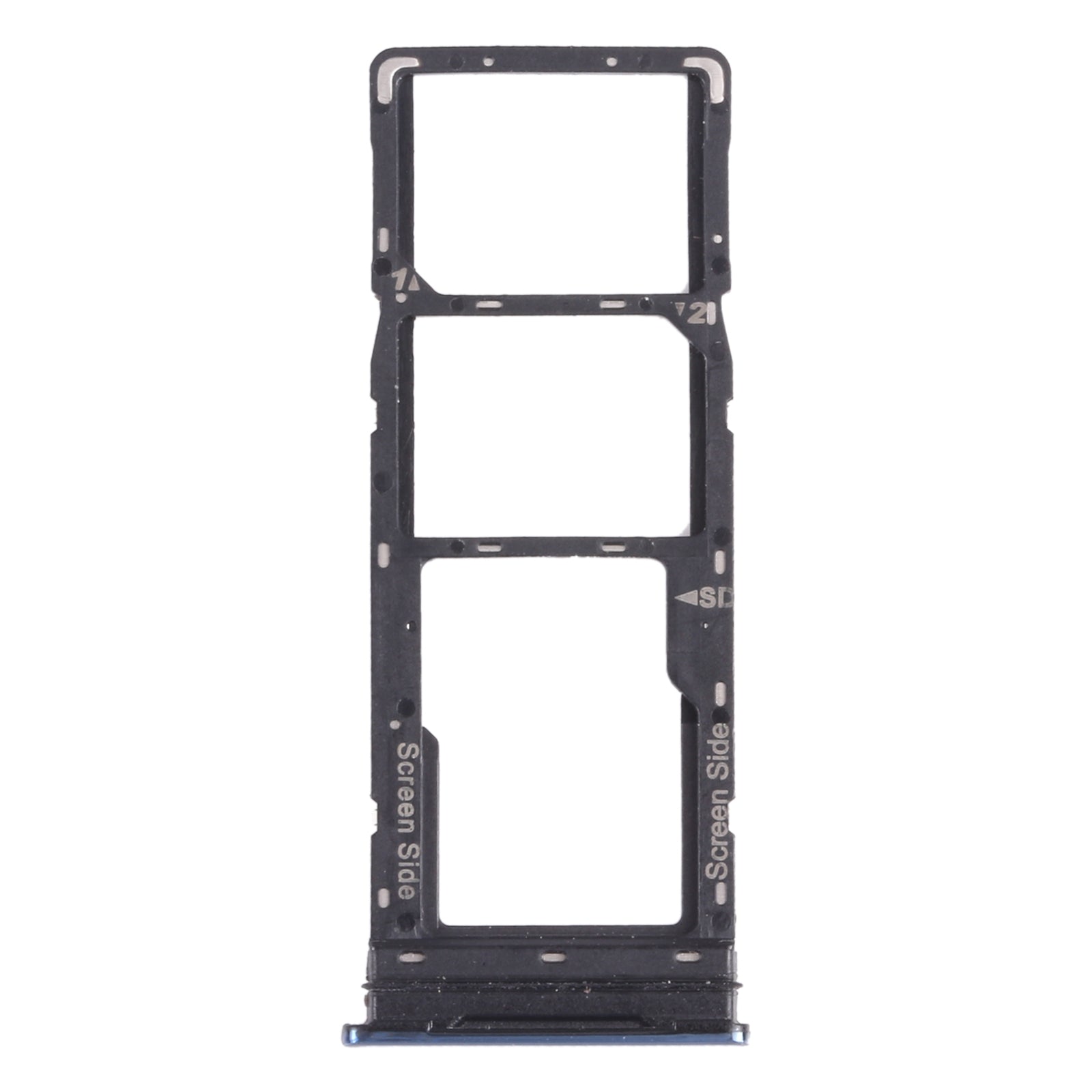 For infinix Note 8 X692 SIM Card Tray + SIM Card Tray + Micro SD Card Tray (Grey)