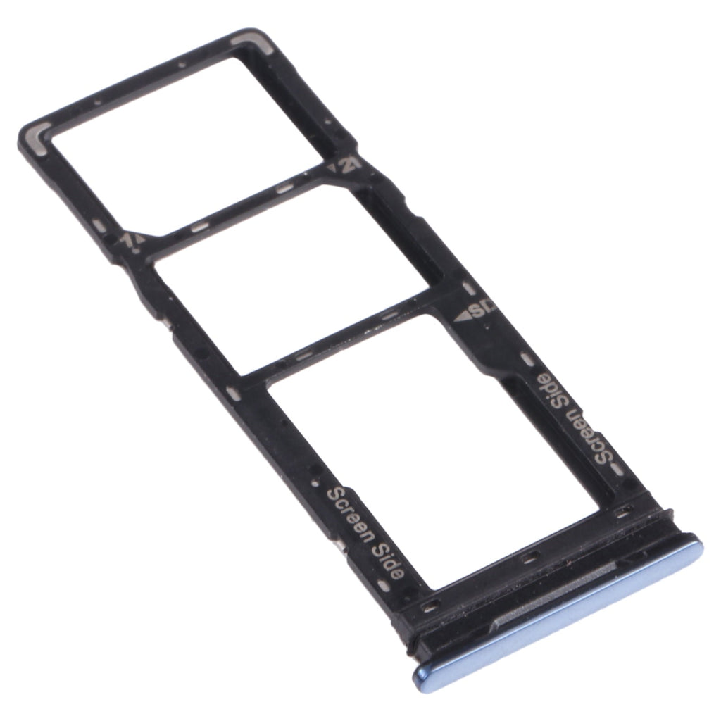 For infinix Note 8 X692 SIM Card Tray + SIM Card Tray + Micro SD Card Tray (Grey)