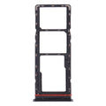 For infinix Hot 10 Play / Smart 5(India) X688C X688B SIM Card Tray + SIM Card Tray + Micro SD Card Tray (Black)