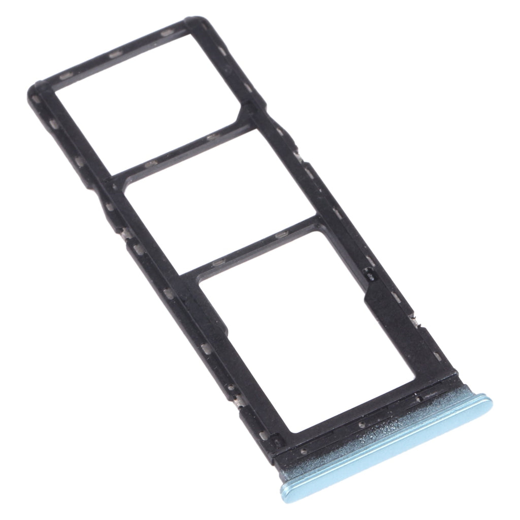 For infinix Hot 10 Play / Smart 5(India) X688C X688B SIM Card Tray + SIM Card Tray + Micro SD Card Tray (Green)