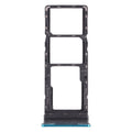 For infinix Smart 5 X657 X657C SIM Card Tray + SIM Card Tray + Micro SD Card Tray (Green)