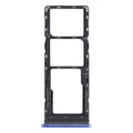 For Tecno Spark 6 Air KE6 KE6J KF6 SIM Card Tray + SIM Card Tray + Micro SD Card Tray (Blue)