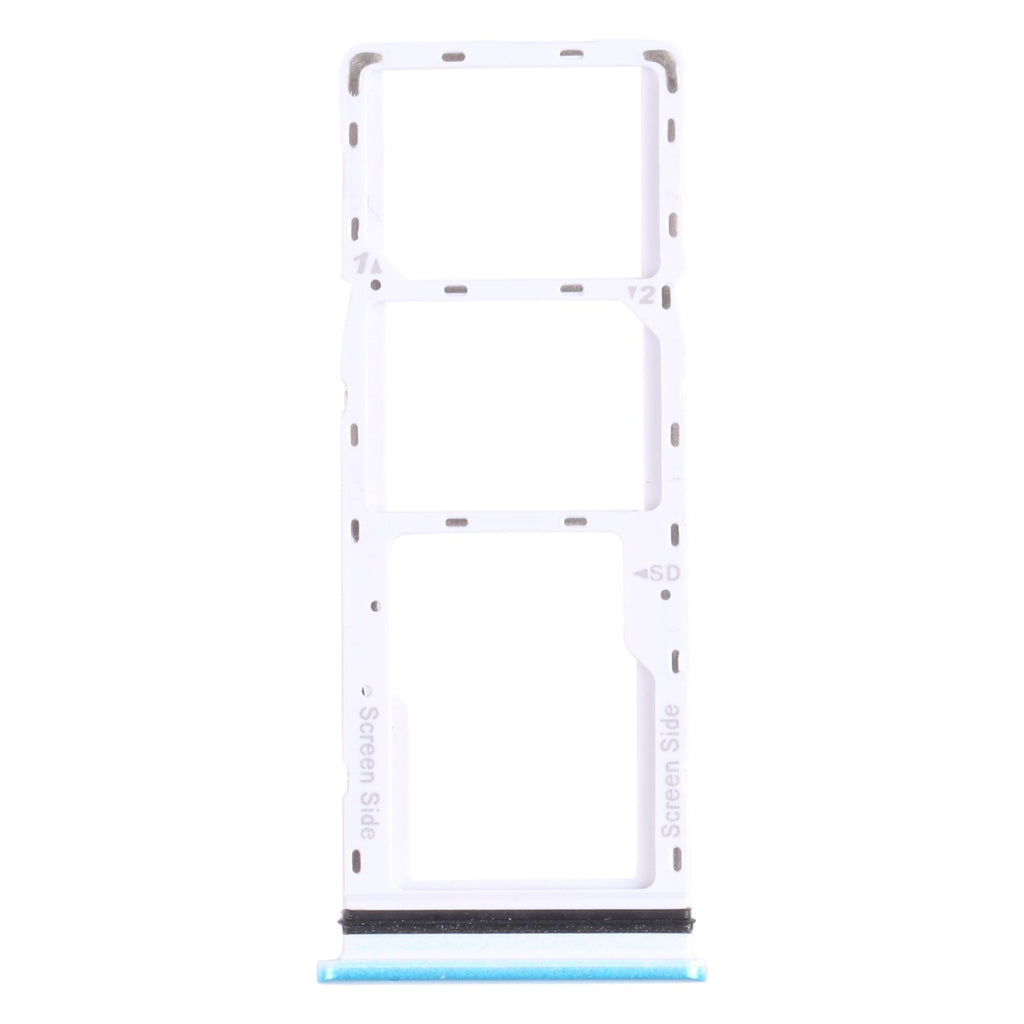 For Infinix Note 8i X683 SIM Card Tray + SIM Card Tray + Micro SD Card Tray (Green)