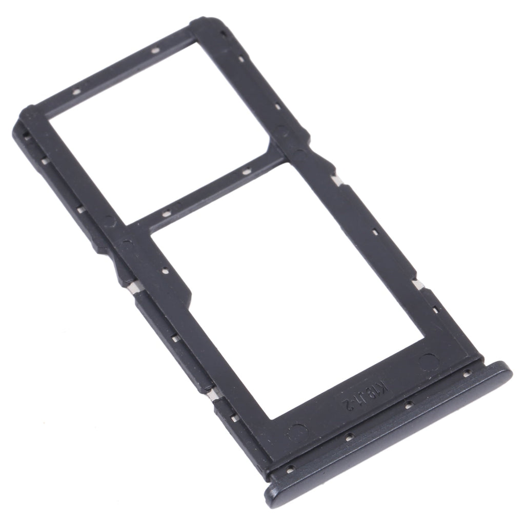 SIM Card Tray + SIM Card Tray / Micro SD Card Tray for Xiaomi Redmi Note 10 5G / Poco M3 Pro 5G / Redmi Note 10T 5G M2103K19G M2103K19C M2103K19PG M2103K19PI(Black)