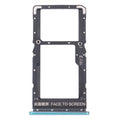 SIM Card Tray + SIM Card Tray / Micro SD Card Tray for Xiaomi Redmi Note 10 5G / Poco M3 Pro 5G / Redmi Note 10T 5G M2103K19G M2103K19C M2103K19PG M2103K19PI(Green)