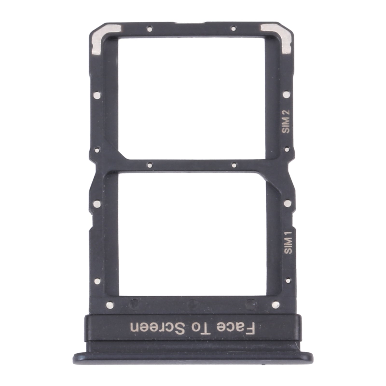 SIM Card Tray + SIM Card Tray for Xiaomi Redmi Note 10 Pro 5G / Poco X3 GT(Black)