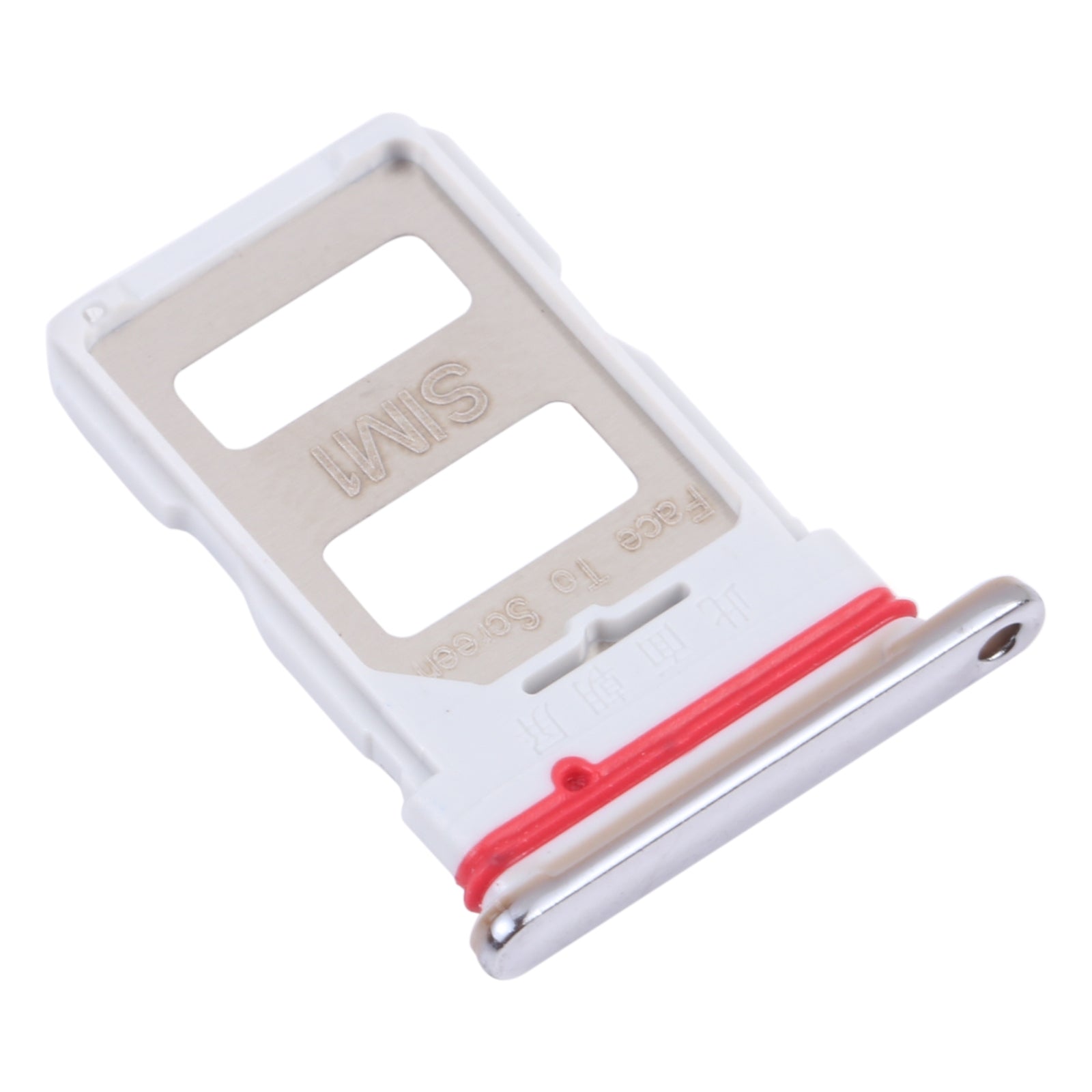SIM Card Tray + SIM Card Tray for Xiaomi Redmi K40 Pro / Redmi K40 / Redmi K40 Pro+ / Poco F3 / Mi 11i / Mi 11X / Mi 11X Pro(Silver)