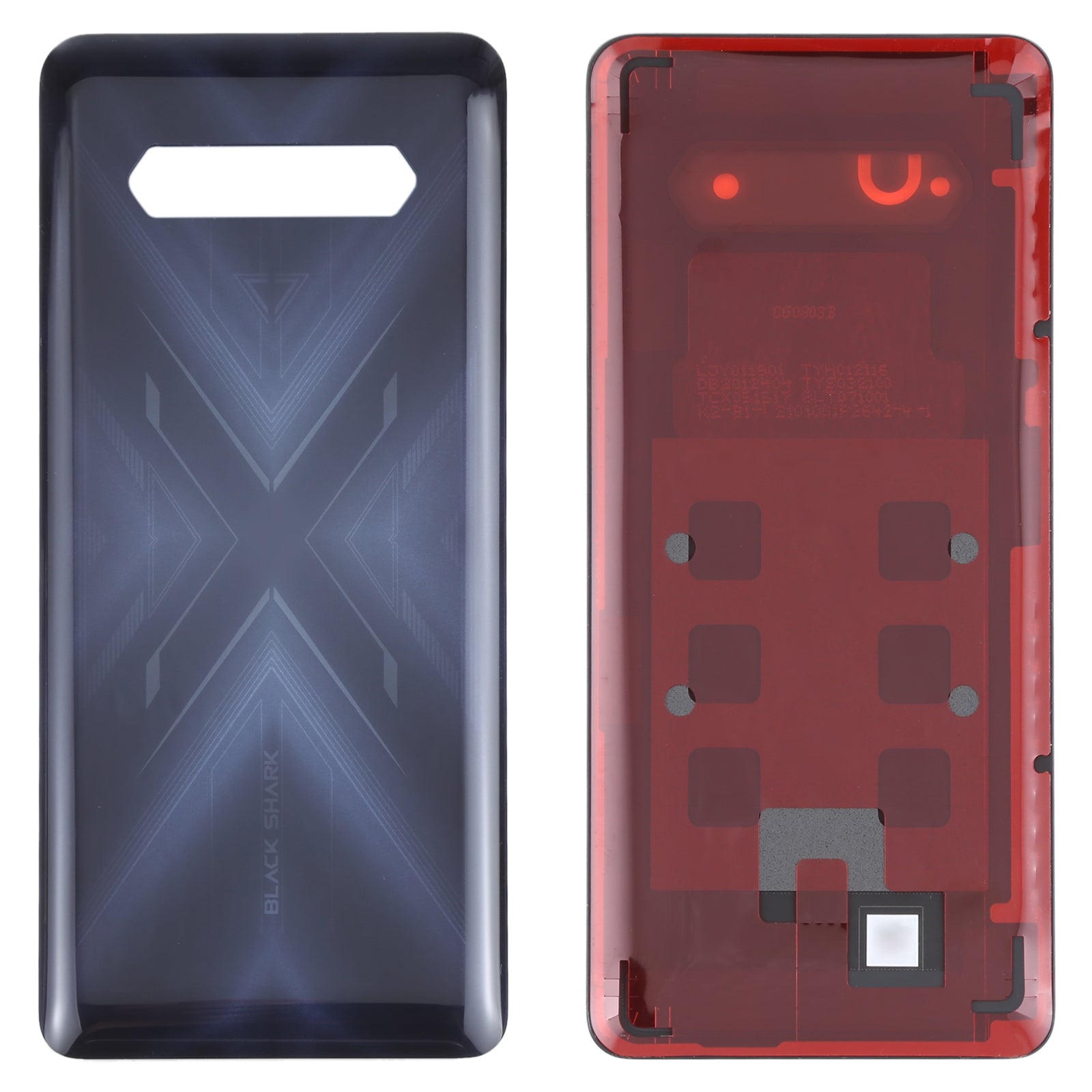 Original Battery Back Cover for Xiaomi Black Shark 4 / SHARK PRS-H0 / SHARK PRS-A0(Black)