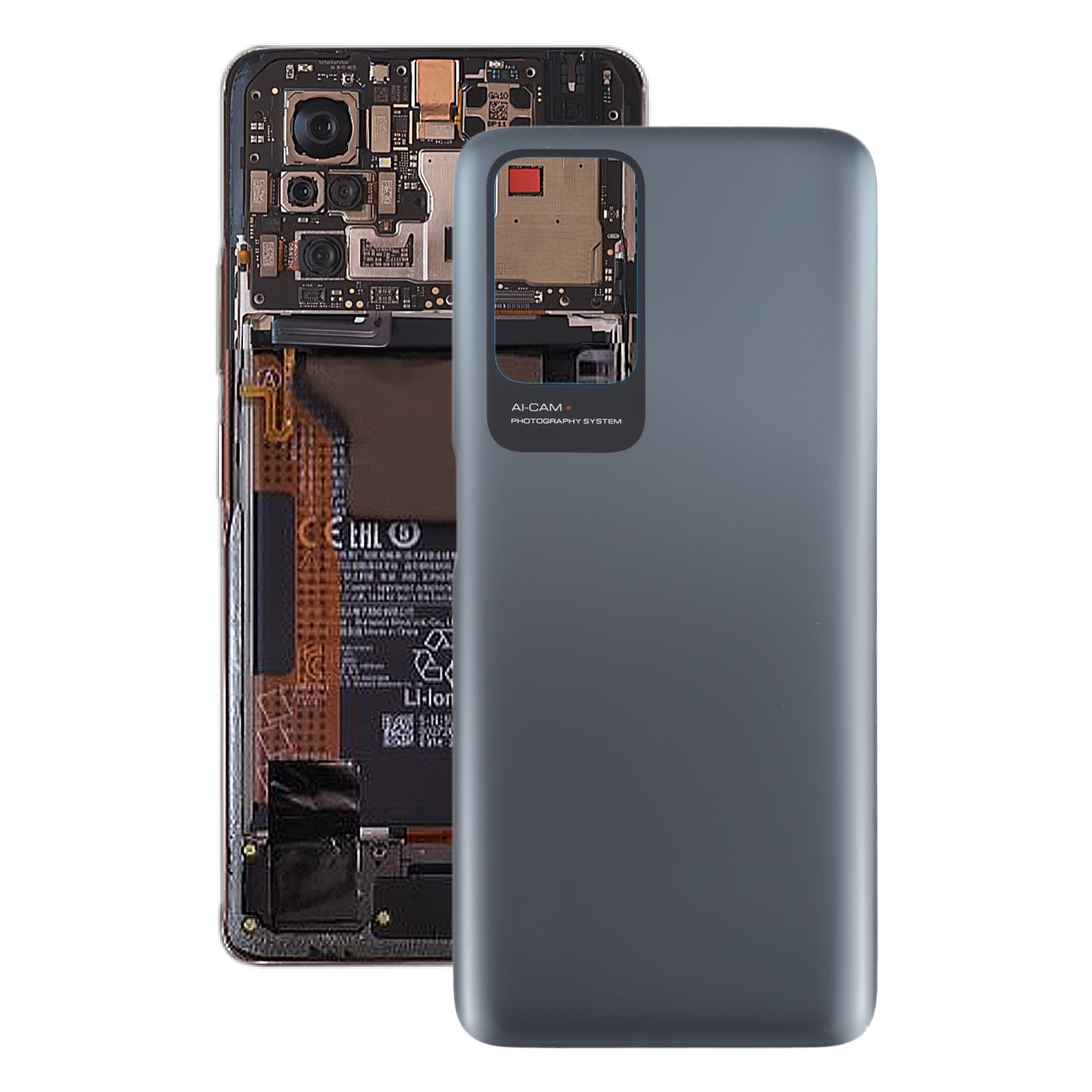 Original Battery Back Cover for Xiaomi Redmi 10 / Redmi 10 Prime / Redmi Note 11 4G / Redmi 10 2022 (Black)