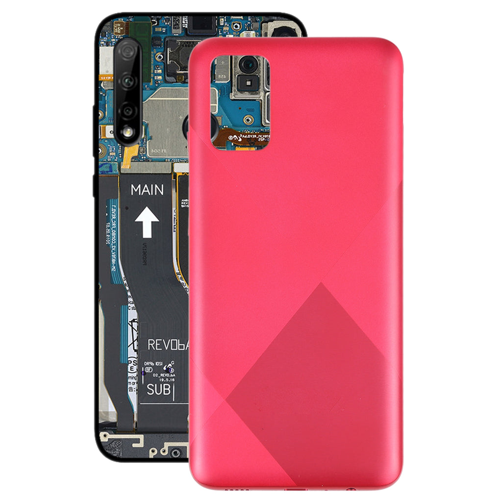 For Samsung Galaxy A02s SM-A025F Battery Back Cover (Red)