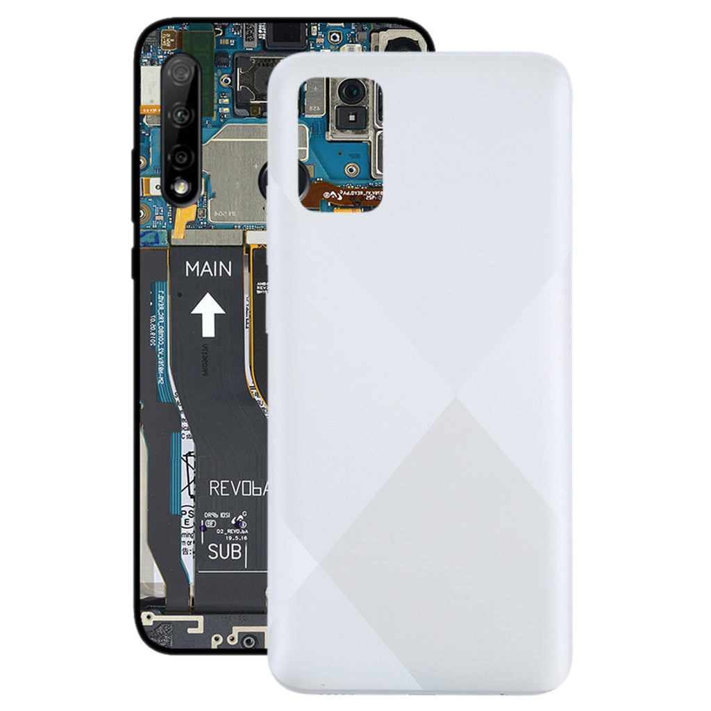 For Samsung Galaxy A02s SM-A025F Battery Back Cover (White)