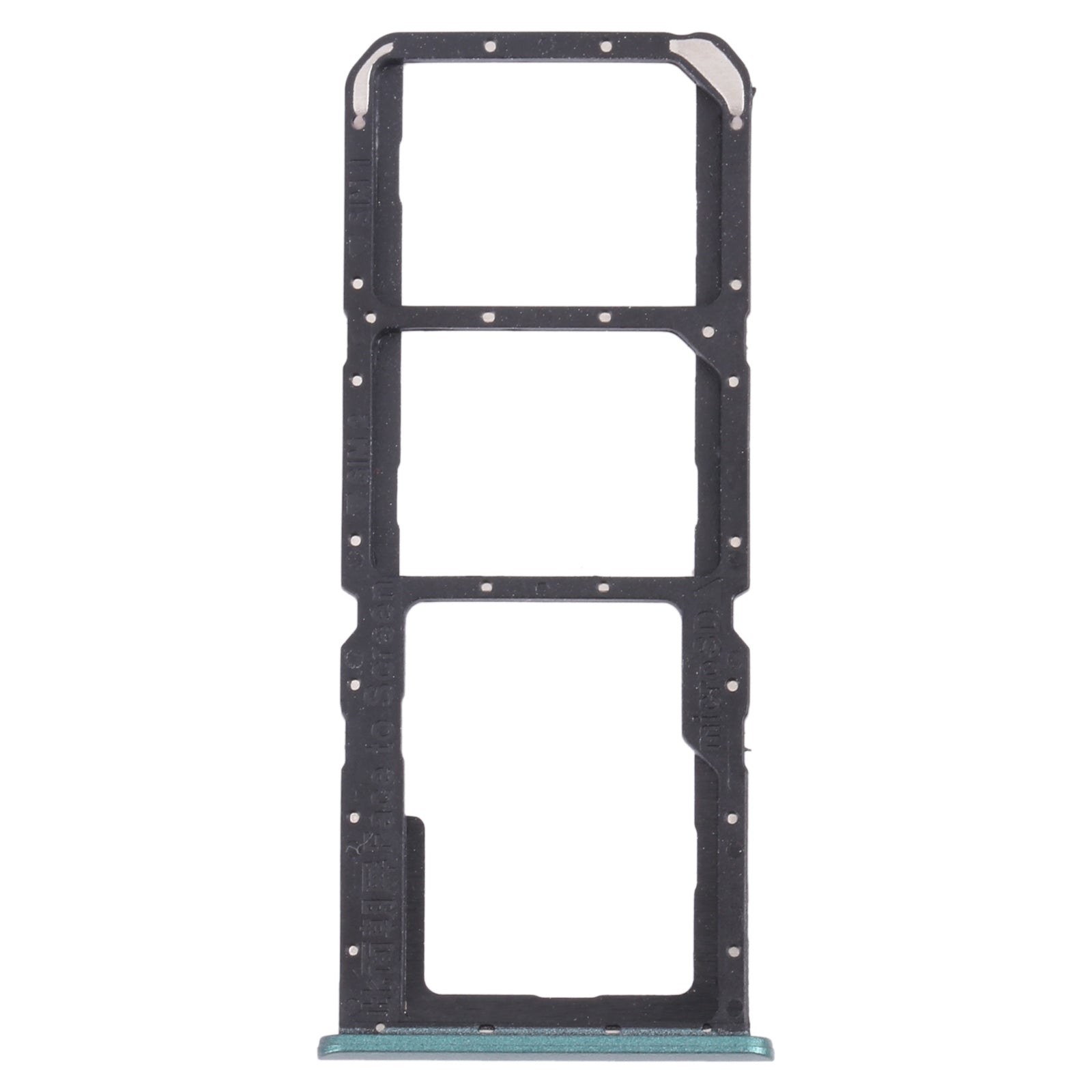 For OPPO Realme 7i RMX2103  SIM Card Tray + SIM Card Tray + Micro SD Card Tray (Green)