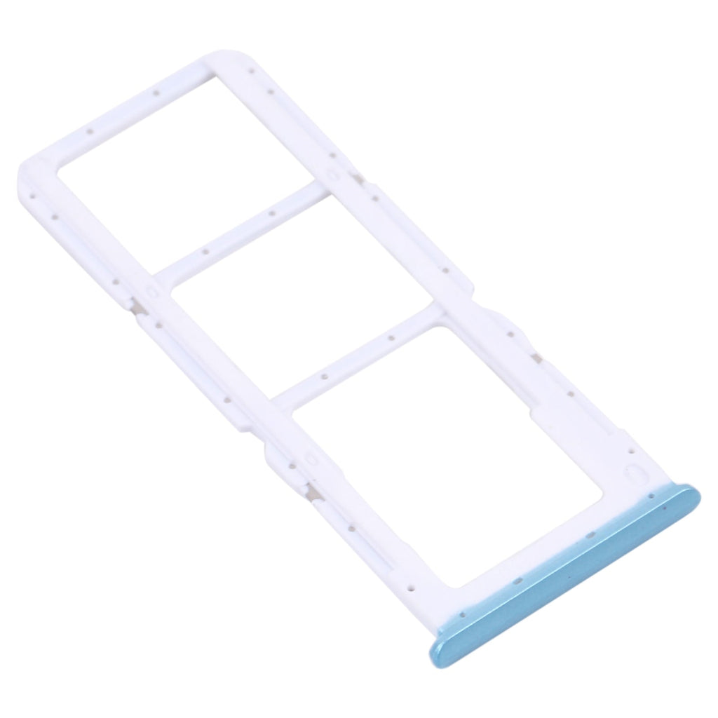For OPPO Realme 7i RMX2103  SIM Card Tray + SIM Card Tray + Micro SD Card Tray (Blue)