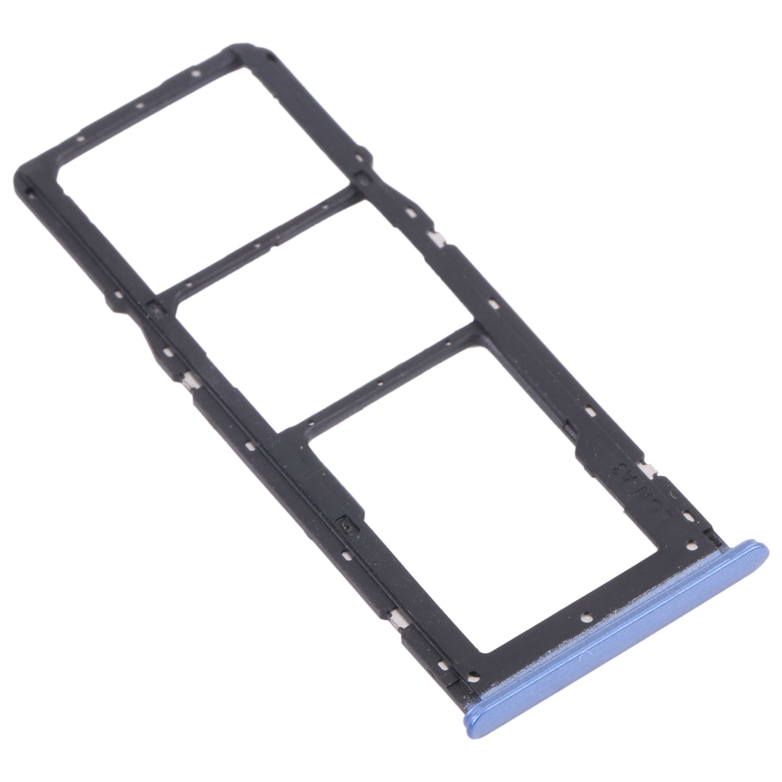 For OPPO Realme 7 (Asia) RMX2151, RMX2163  SIM Card Tray + SIM Card Tray + Micro SD Card Tray (Blue)