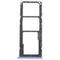 For OPPO Realme 7 (Asia) RMX2151, RMX2163  SIM Card Tray + SIM Card Tray + Micro SD Card Tray (Blue)