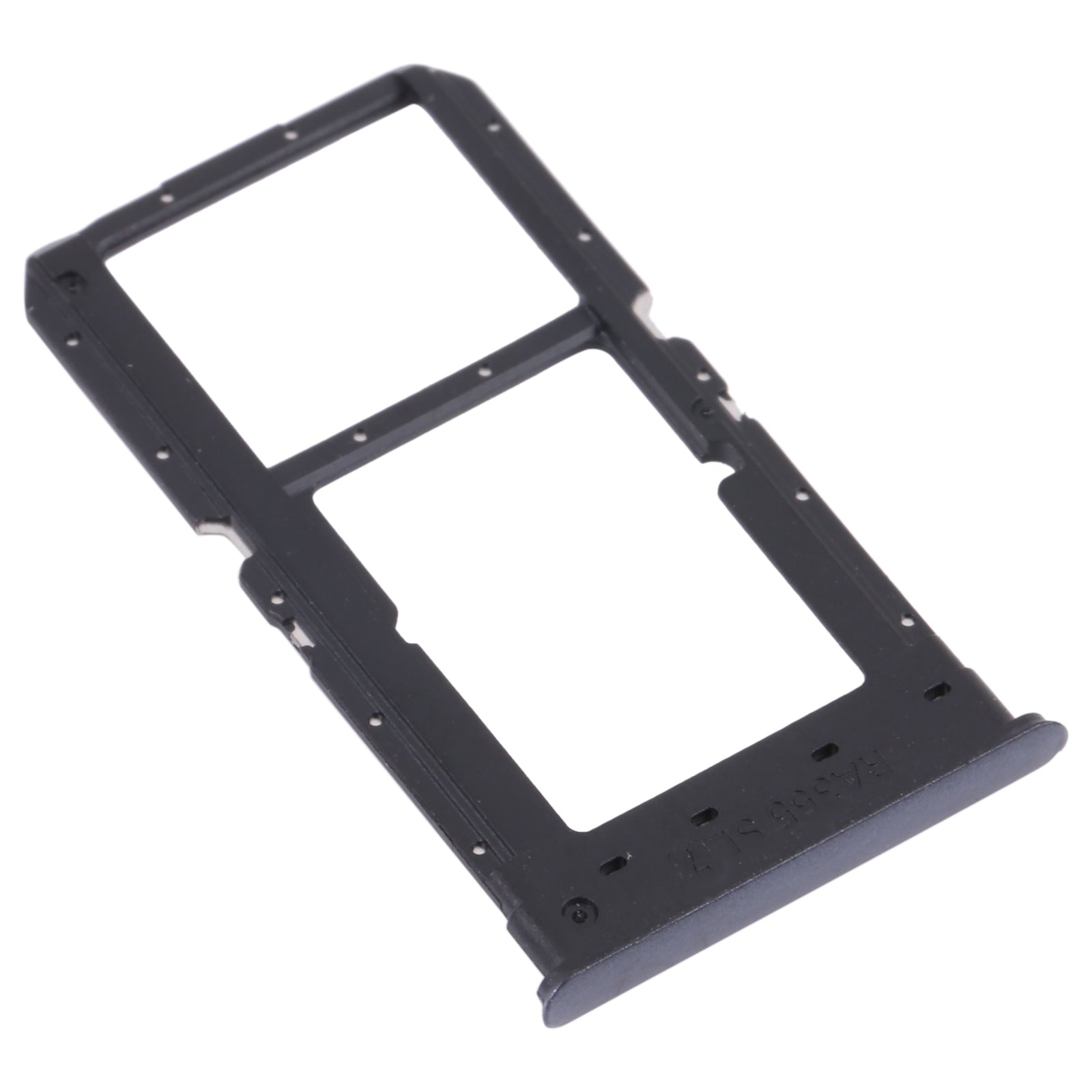 For OPPO Realme V5 5G  SIM Card Tray + SIM Card Tray / Micro SD Card Tray (Black)