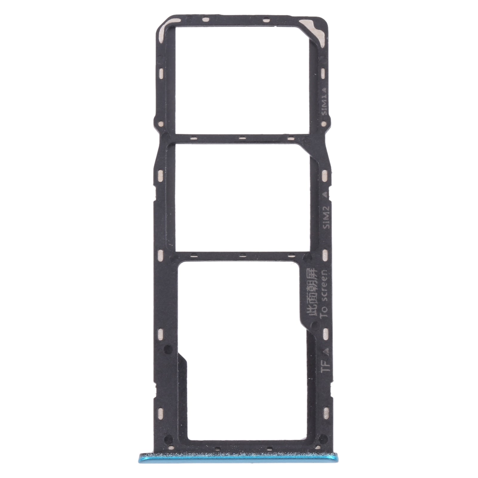 For OPPO Realme 5i RMX2030, RMX2032 SIM Card Tray + SIM Card Tray + Micro SD Card Tray (Green)