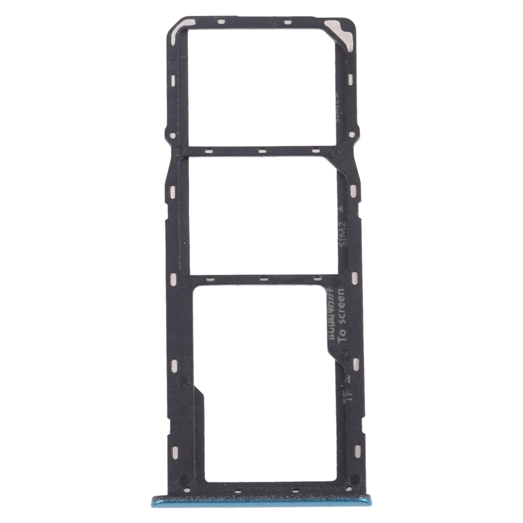 For OPPO Realme 6i / Realme Narzo 10 SIM Card Tray + SIM Card Tray + Micro SD Card Tray (Green)