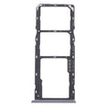 For OPPO Realme 6i (India) RMX2002 SIM Card Tray + SIM Card Tray + Micro SD Card Tray (Black)