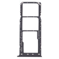 For OPPO Realme 6 Pro RMX2061, RMX2063  SIM Card Tray + SIM Card Tray + Micro SD Card Tray (Black)