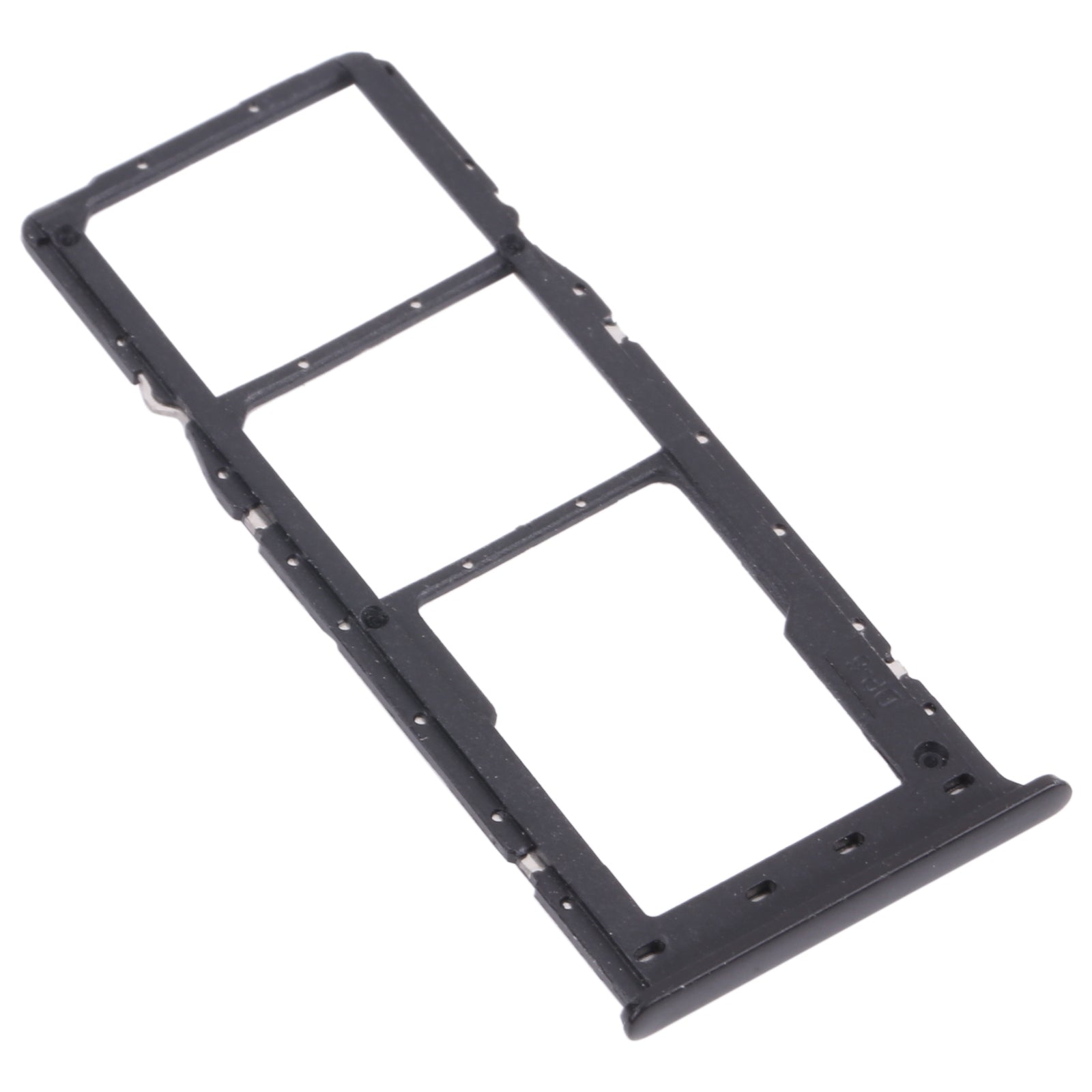 For OPPO Realme 6 Pro RMX2061, RMX2063  SIM Card Tray + SIM Card Tray + Micro SD Card Tray (Black)