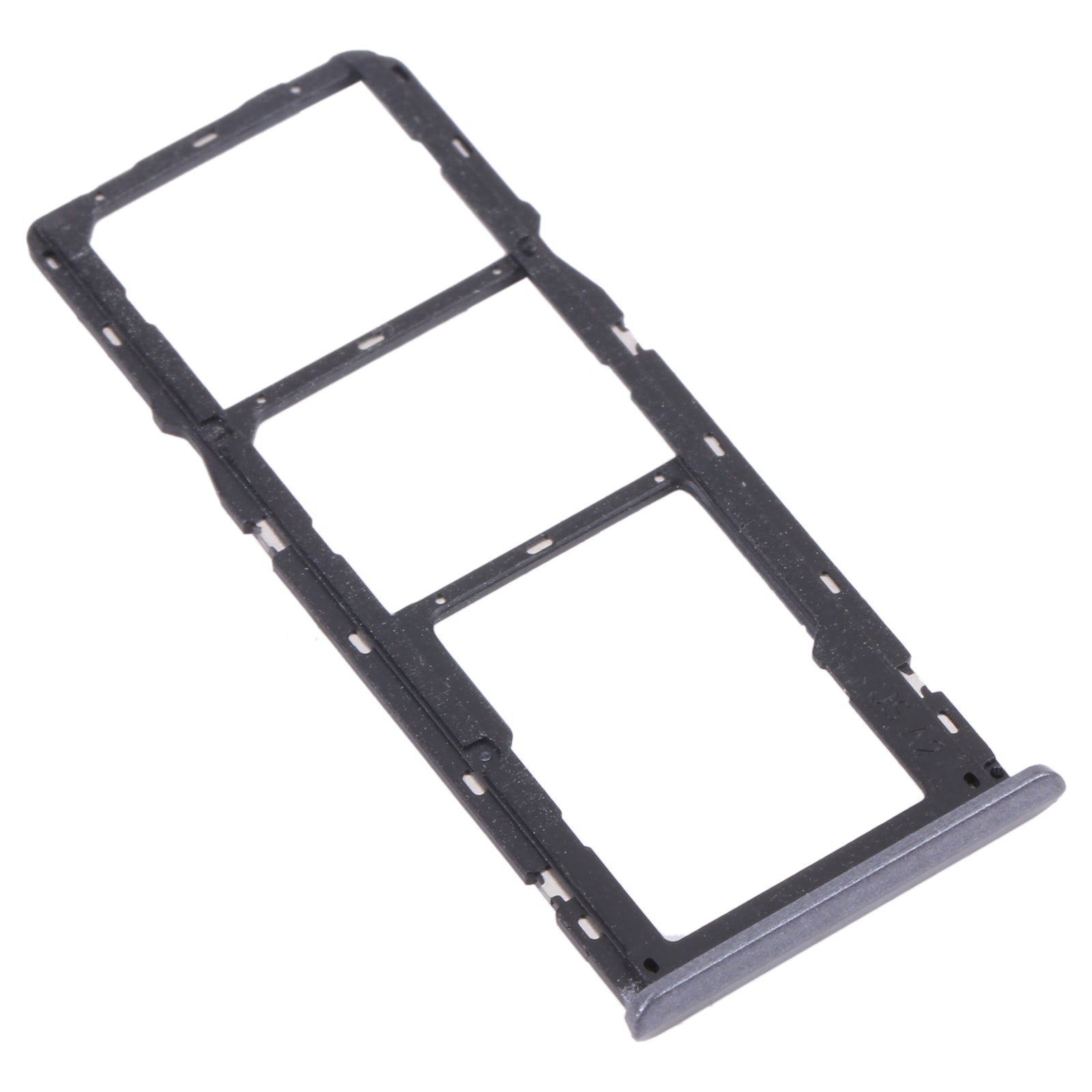 For OPPO Realme C3 RMX2027, RMX2020, RMX2021  SIM Card Tray + SIM Card Tray + Micro SD Card Tray (Grey)
