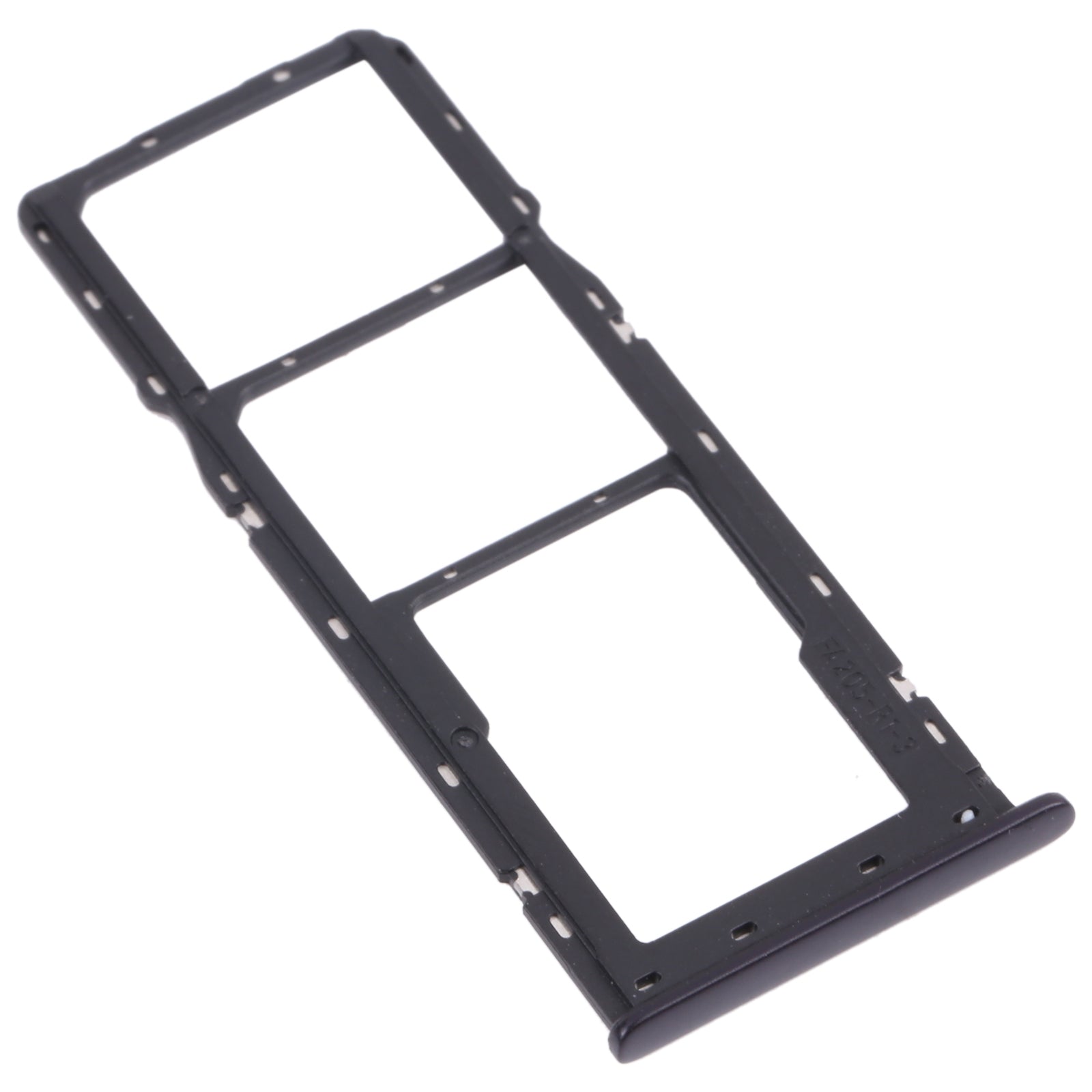 For OPPO A12 CPH2083, CPH2077  SIM Card Tray + SIM Card Tray + Micro SD Card Tray (Black)