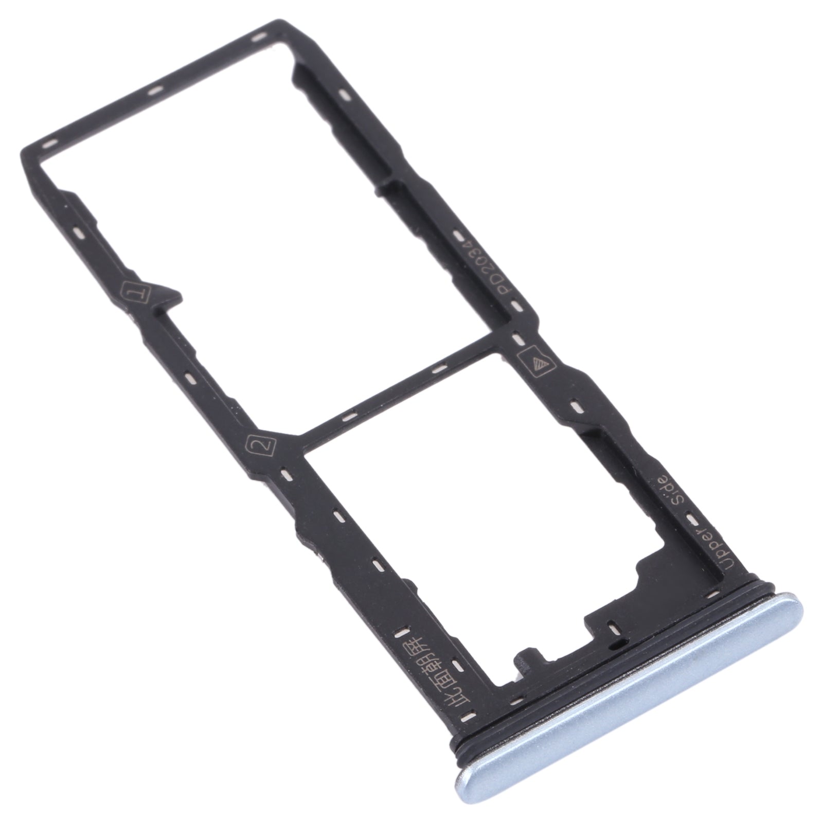 For vivo Y30 (China) / Y20s V2034A SIM Card Tray + SIM Card Tray + Micro SD Card Tray (White)