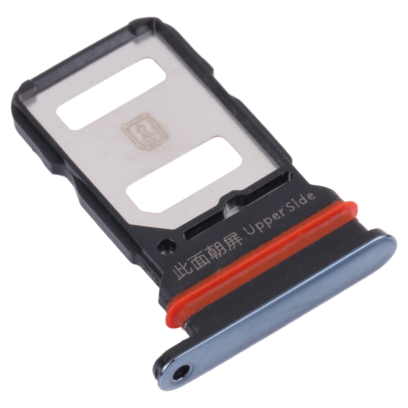 For vivo S6 5G V1962A, V1962BA SIM Card Tray + SIM Card Tray (Black)