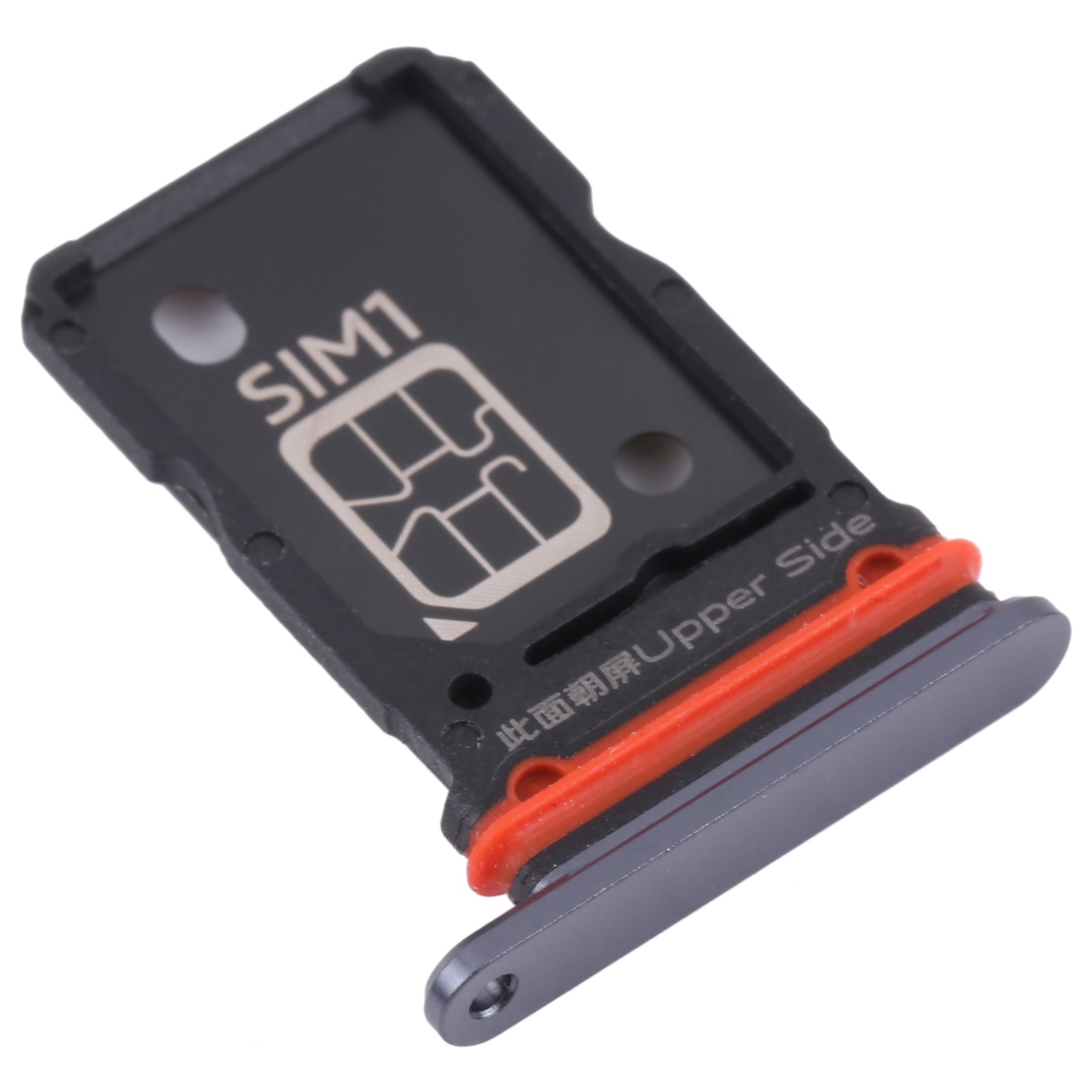 For vivo X60 Pro / X60 V2045 V2046 SIM Card Tray + SIM Card Tray (Black)