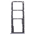 For OPPO Realme 6  SIM Card Tray + SIM Card Tray + Micro SD Card Tray (Black)