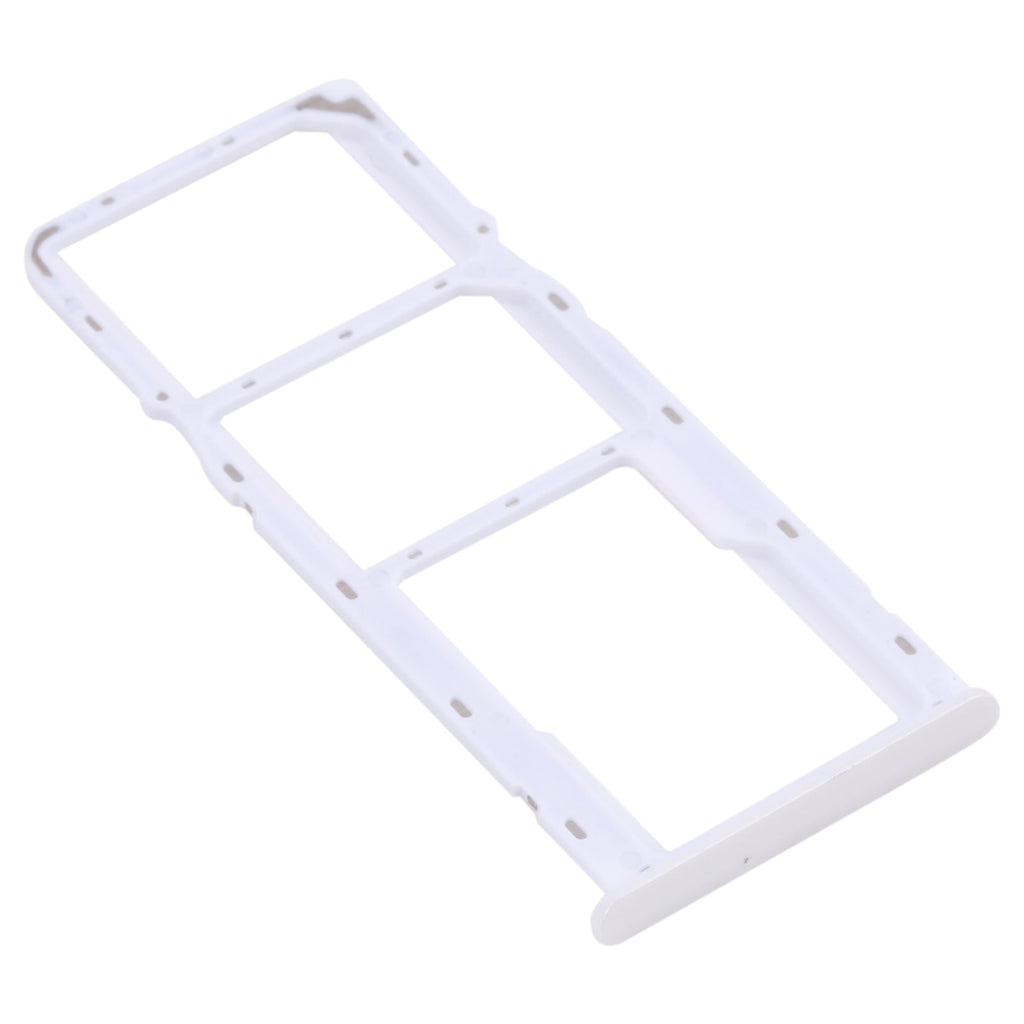 For OPPO Realme 6  SIM Card Tray + SIM Card Tray + Micro SD Card Tray (White)