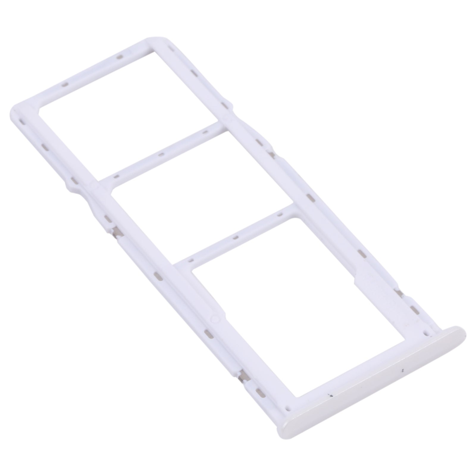 For OPPO Realme 6  SIM Card Tray + SIM Card Tray + Micro SD Card Tray (White)