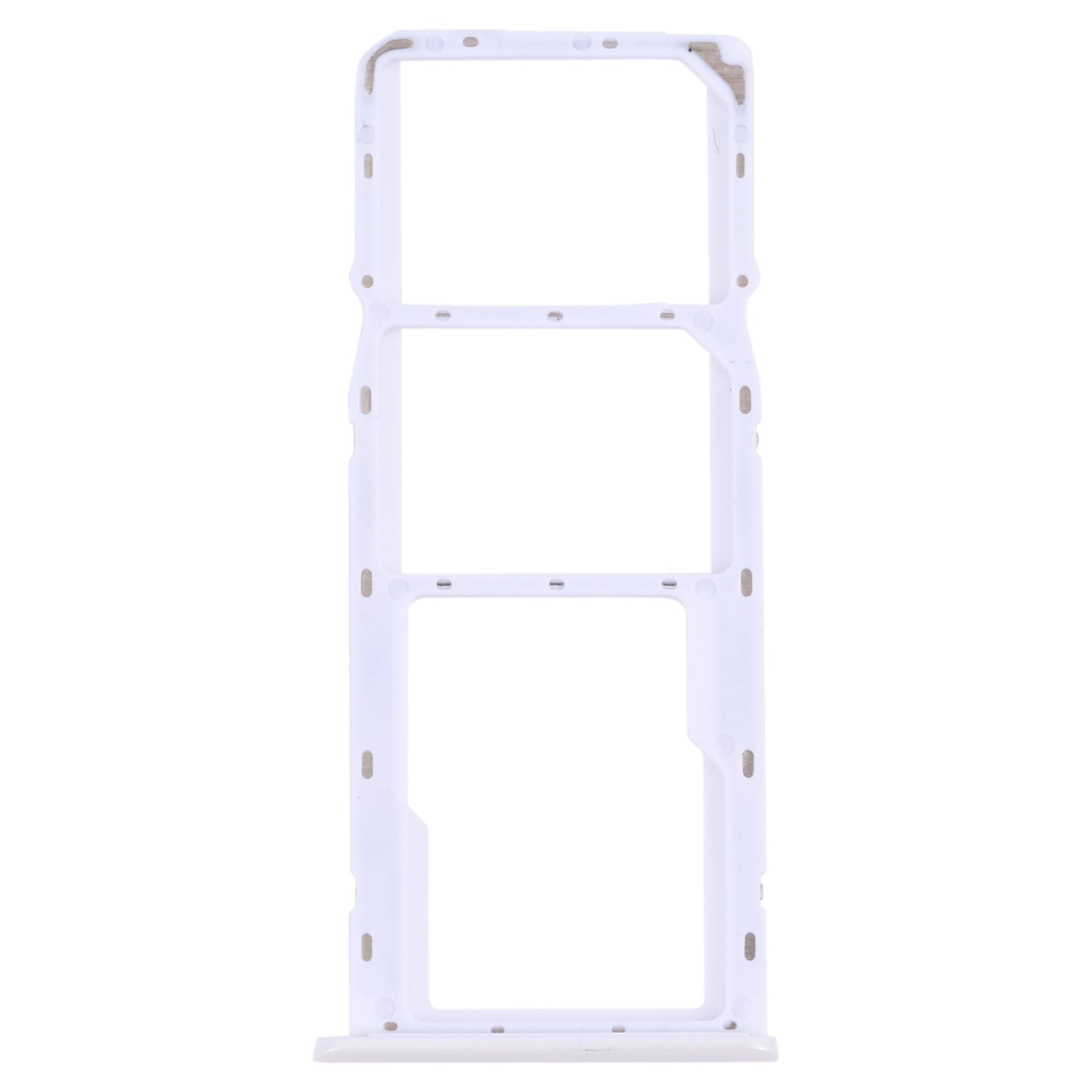 For OPPO Realme 6  SIM Card Tray + SIM Card Tray + Micro SD Card Tray (White)