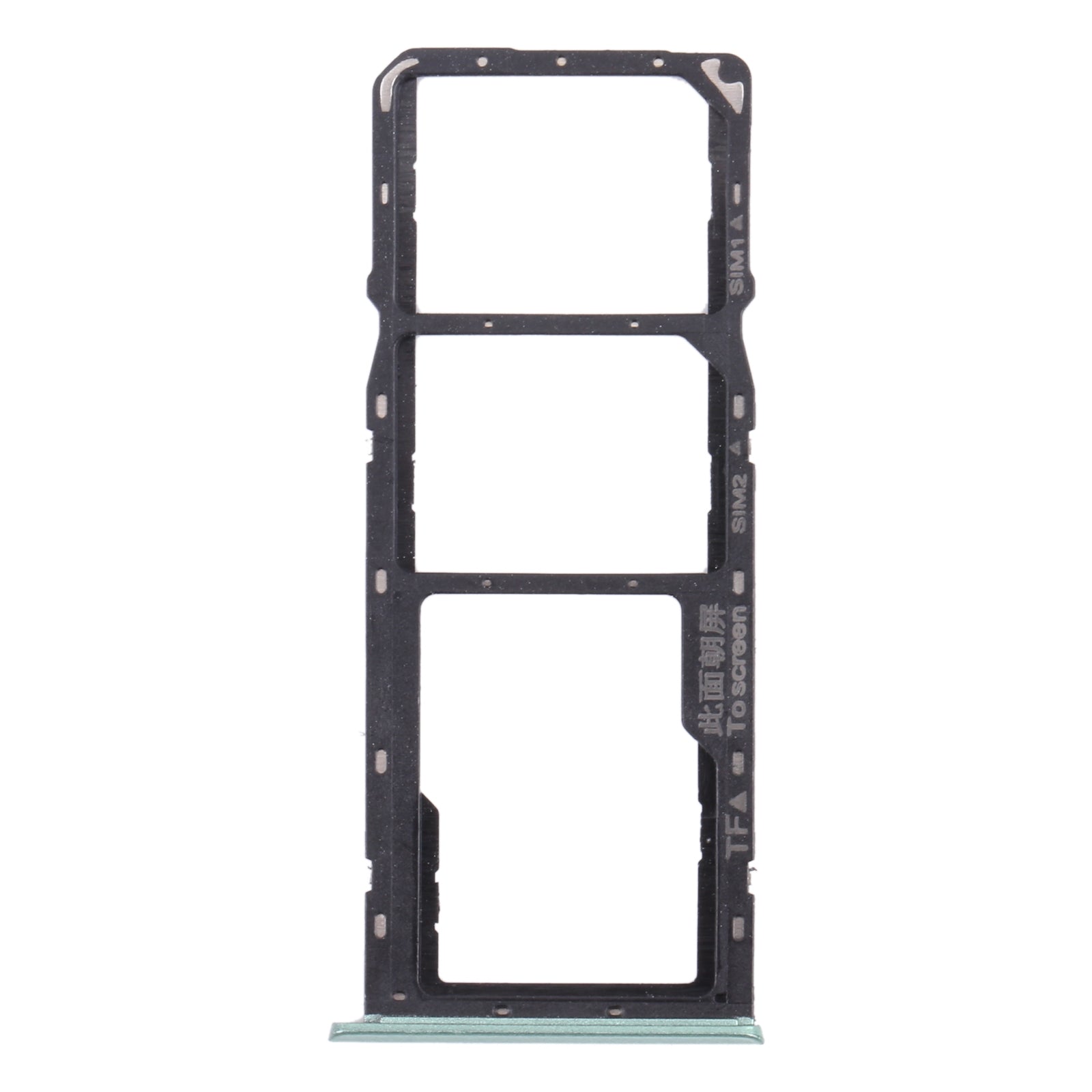 For OPPO Realme 7i (Global)  SIM Card Tray + SIM Card Tray + Micro SD Card Tray (Green)