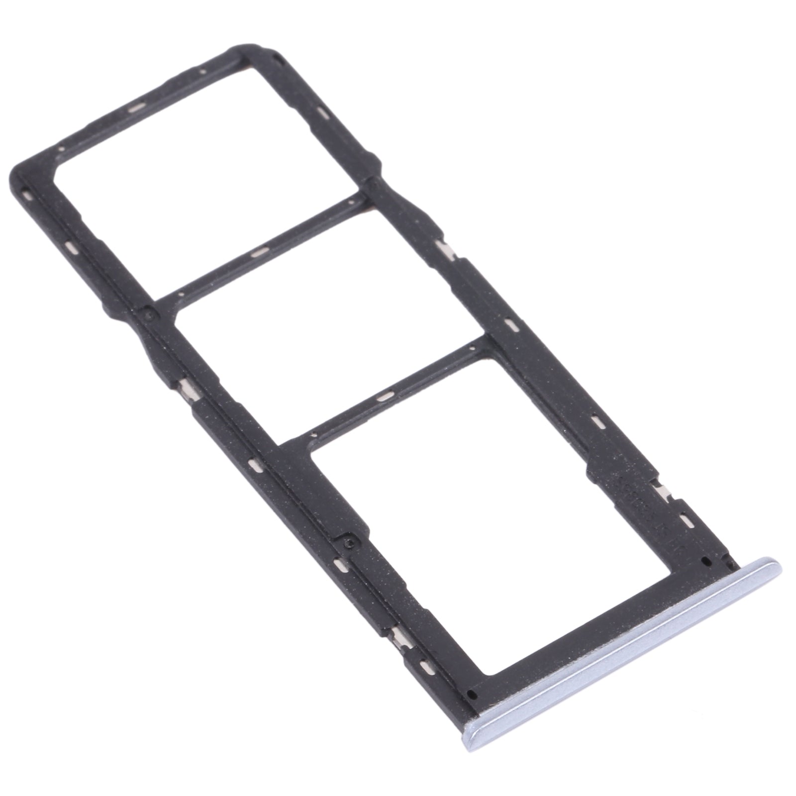 For OPPO Realme Narzo 20  SIM Card Tray + SIM Card Tray + Micro SD Card Tray (Silver)
