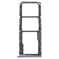 For OPPO Realme C15 RMX2180  SIM Card Tray + SIM Card Tray + Micro SD Card Tray (Blue)