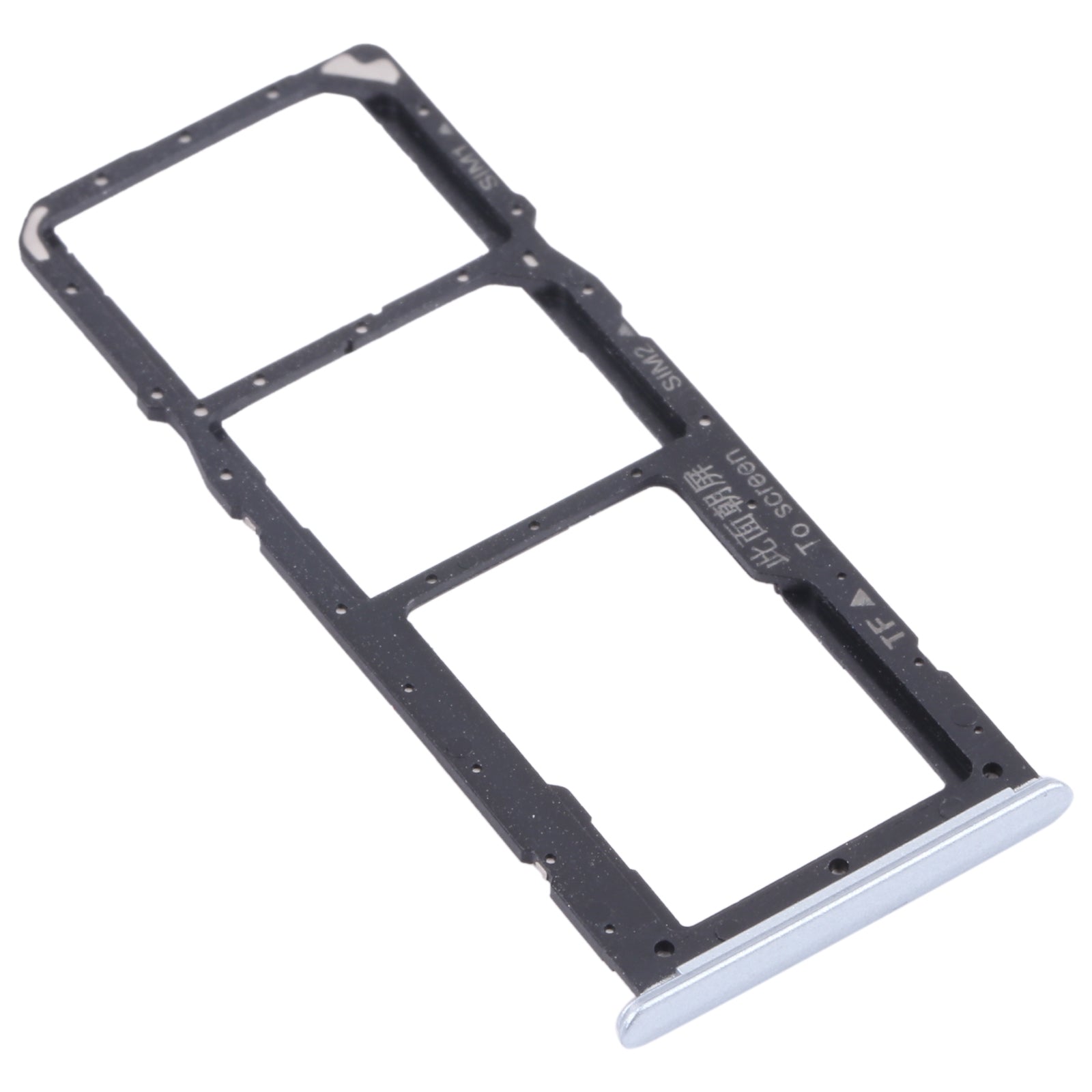 For OPPO Realme 7 (Global)  SIM Card Tray + SIM Card Tray + Micro SD Card Tray (White)