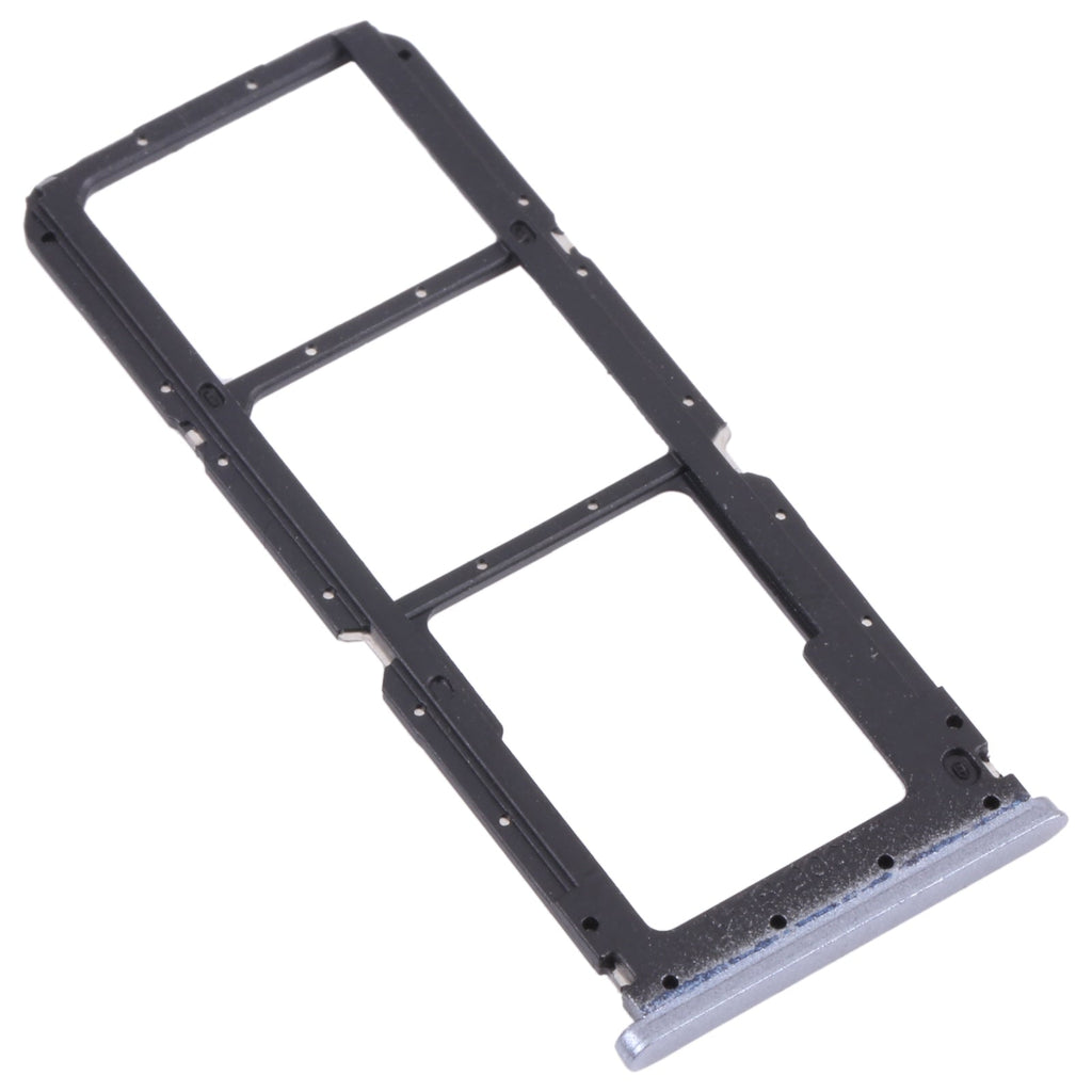 For OPPO A55 PEMM00, PEMM20, PEMT00, PEMT20  SIM Card Tray + SIM Card Tray + Micro SD Card Tray (Black)